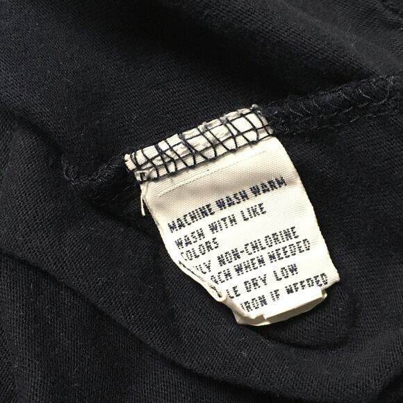 Polo‎ Ralph Lauren Tee Shirt Short Sleeve Navy Blue Logo Men's L Crewneck Cotton - Picture 6 of 9